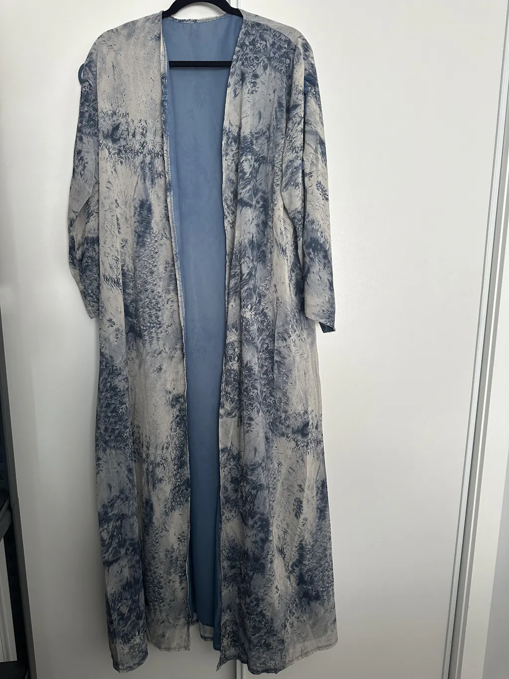 NABAT Premium Chiffon Abaya and Hijab Set - Fern