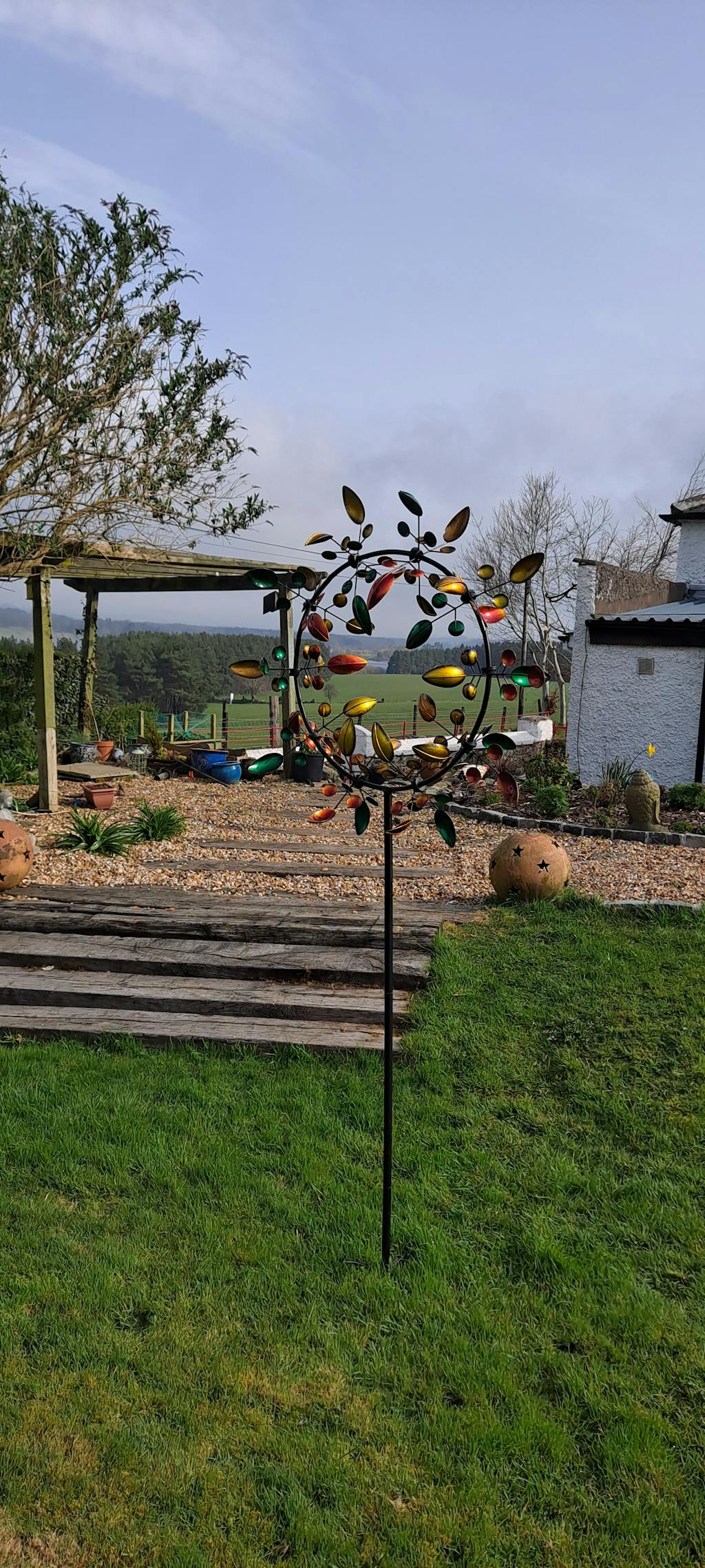 Sherborne garden wind sculpture spinner Marissa's Garden & Gift