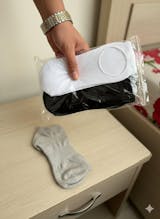 Unisex Cotton Ankle Socks - Pack of 3