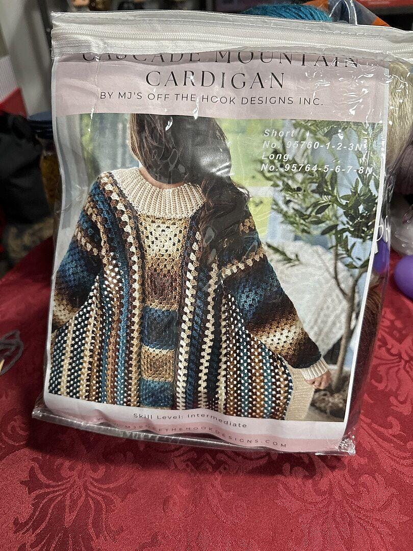 Cascade Mountain Long Cardigan – Mary Maxim