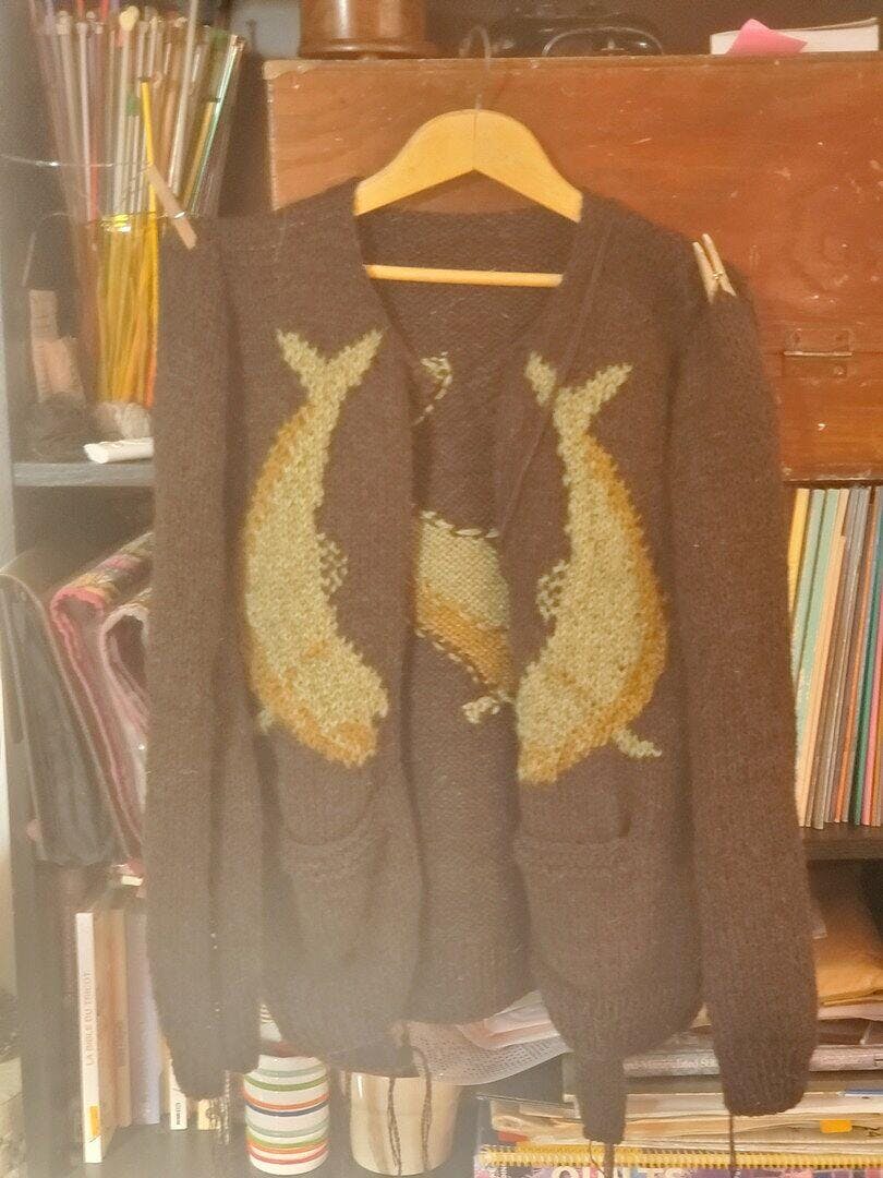 Men's Angler's Pride Cardigan Pattern – Mary Maxim