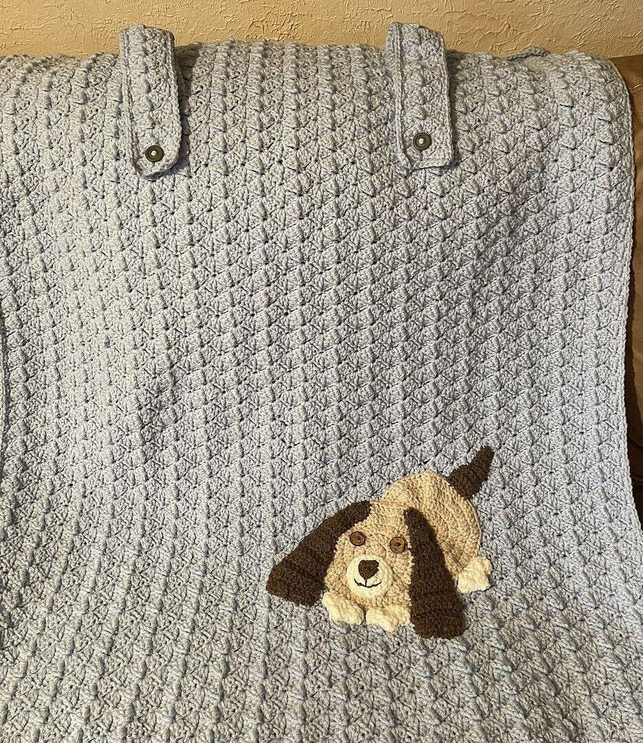 Puppy Snuggles Car Seat Cover Pattern – Mary Maxim