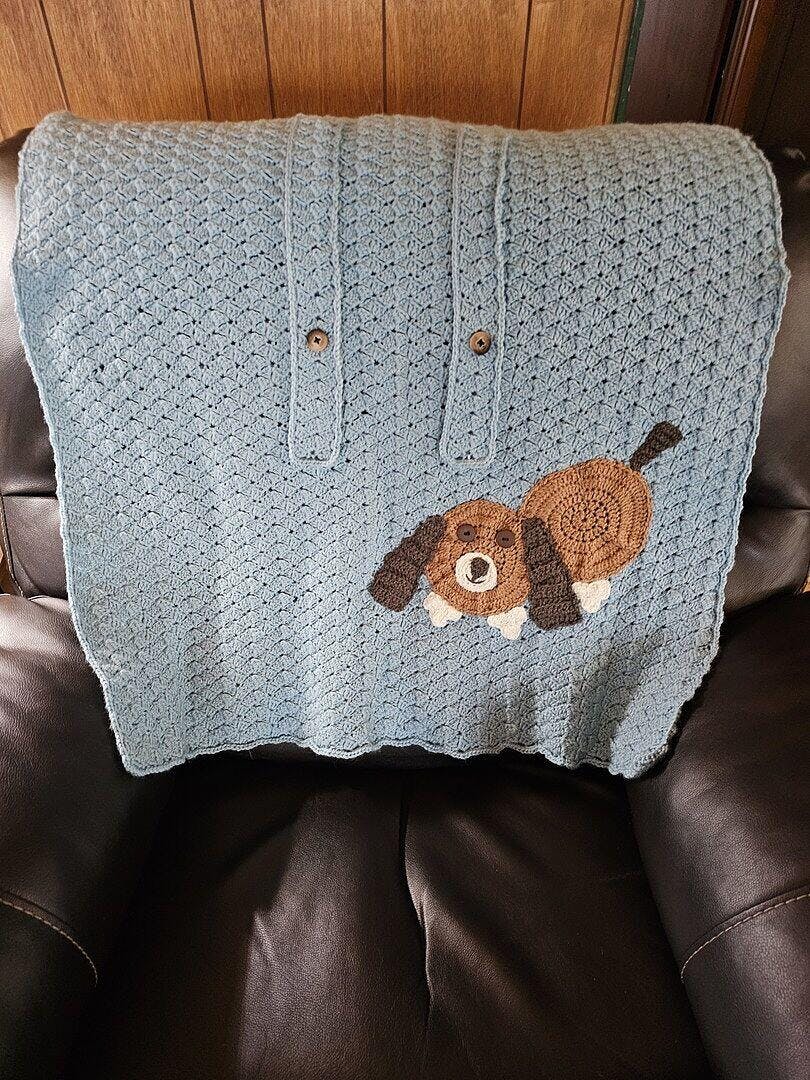 Puppy Snuggles Car Seat Cover – Mary Maxim