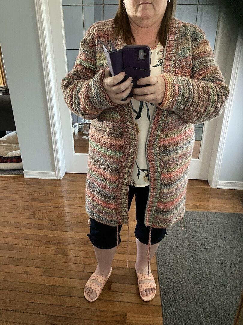 Garter Weave Jacket – Mary Maxim