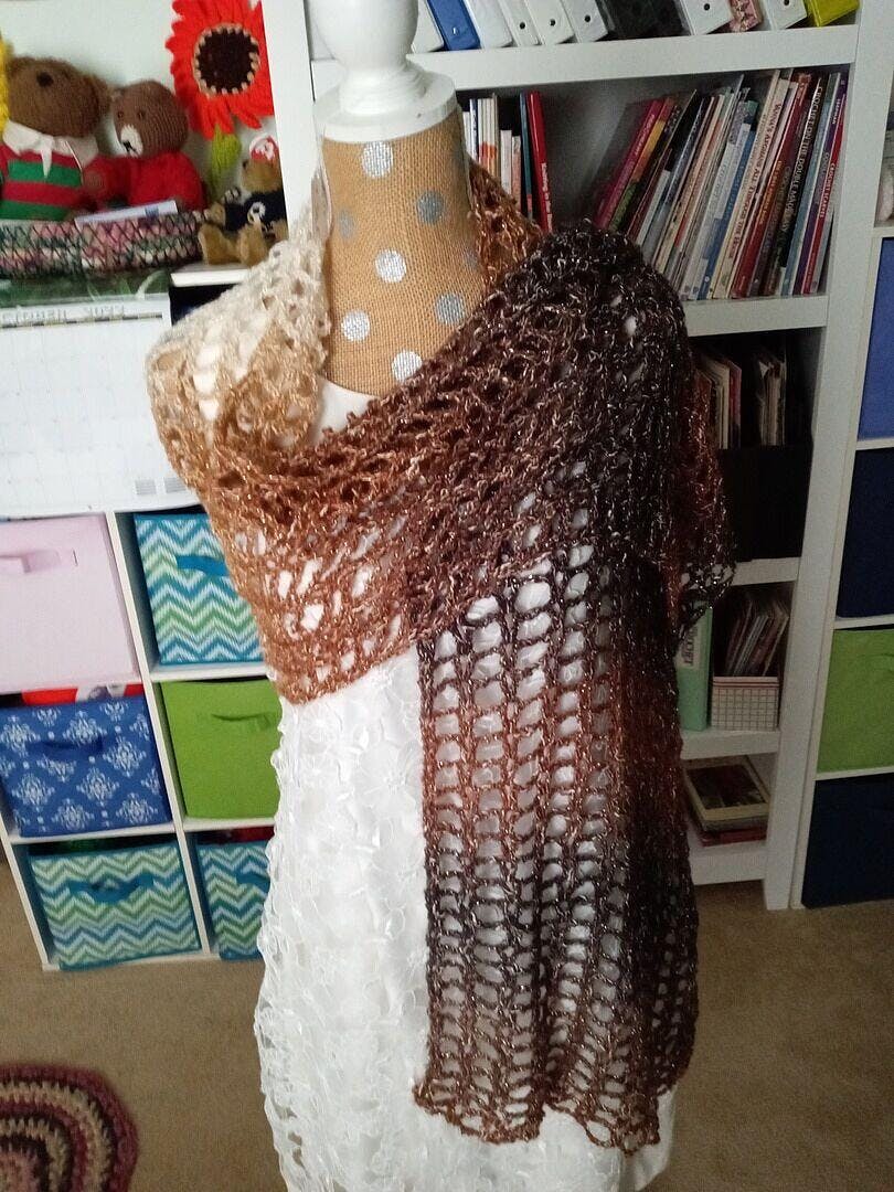 Free Crochet Sparkle Shawl Pattern – Mary Maxim