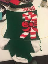 Candy Cane Stocking Pattern – Mary Maxim