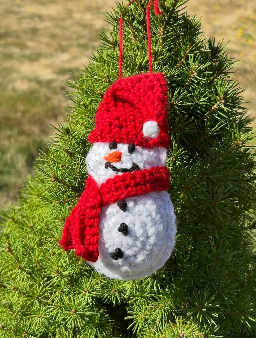 Snowman Crochet Ornament Kit – Mary Maxim