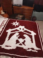The Nativity Throw