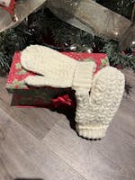 Winter Wheat Flat Crochet Mittens