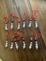 Top Hat Snowman Beaded Ornament Kit