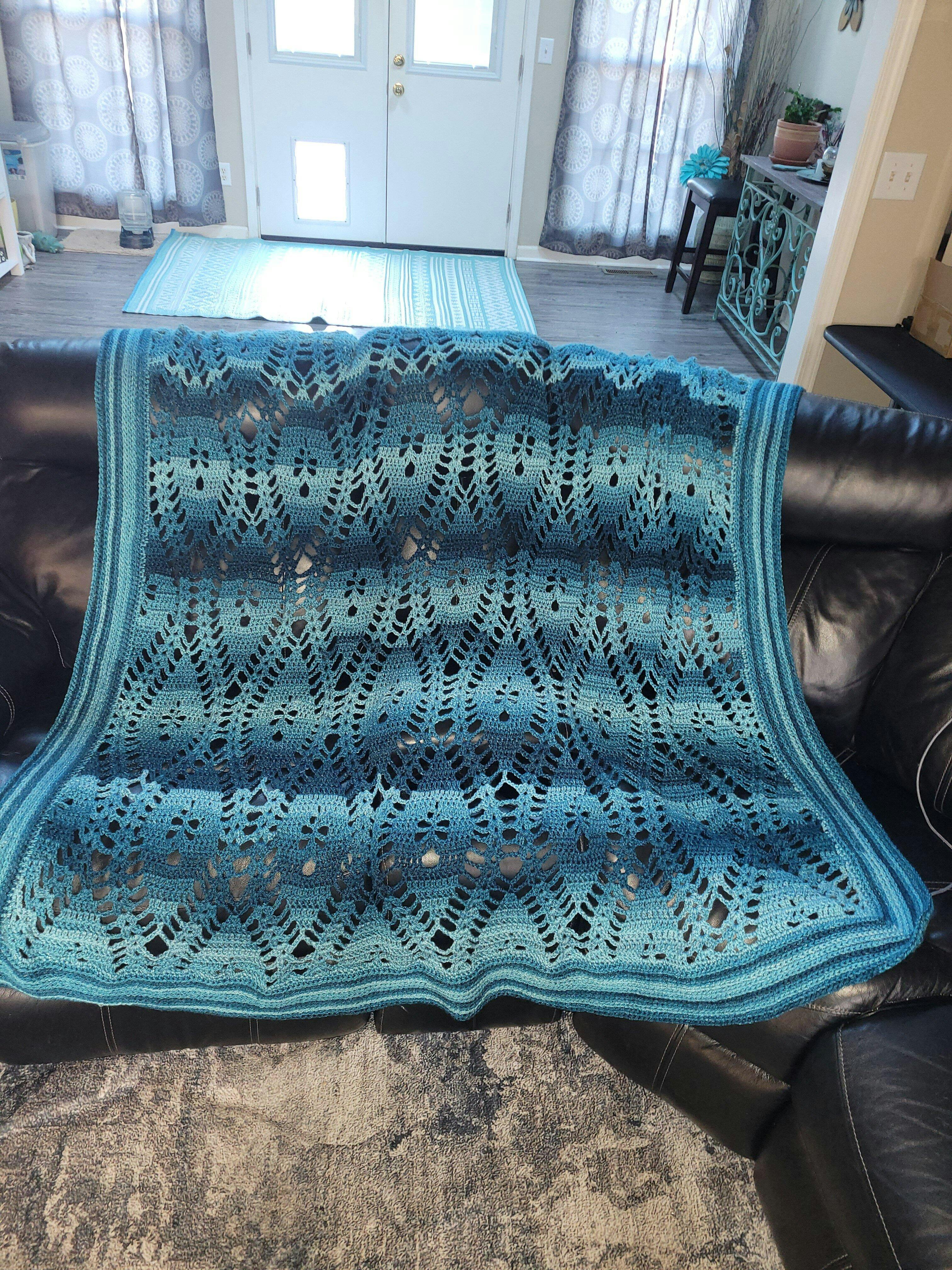 Fantasy Dreams Crochet Afghan – Mary Maxim