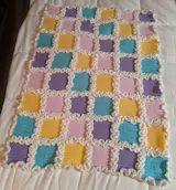 Ruffles Turtle Blanket and Bib Pattern