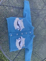 Raccoon Cardigan Pattern – Mary Maxim