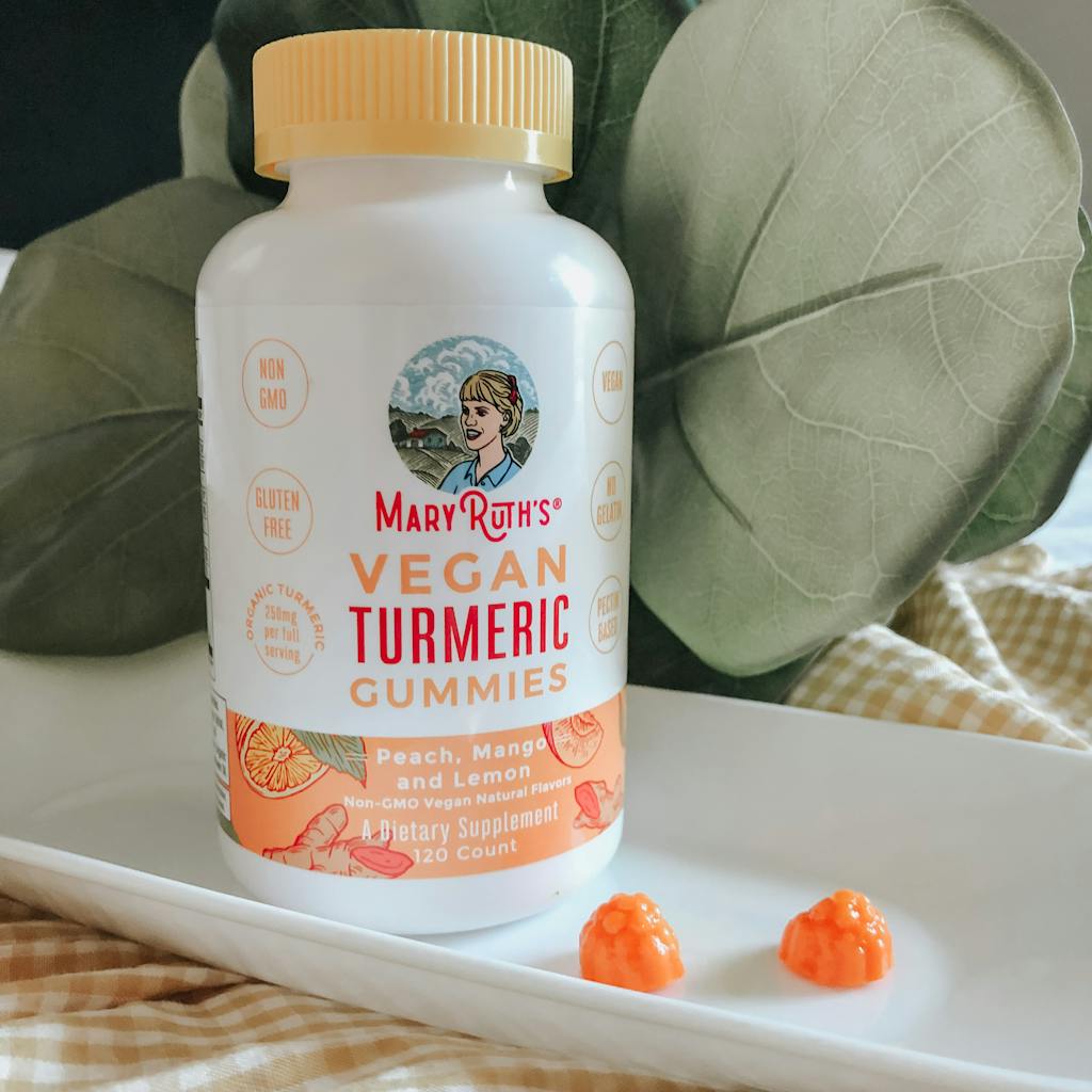 Vegan Turmeric Gummies MaryRuth Organics