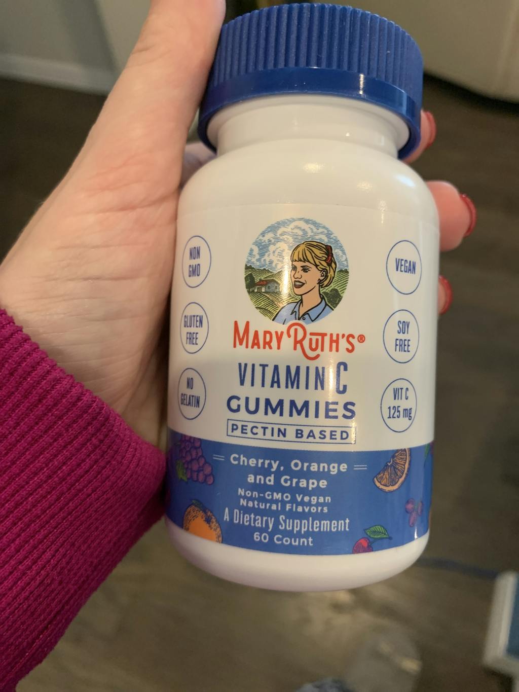 Vegan Vitamin C Gummies For Kids & Adults MaryRuth Organics