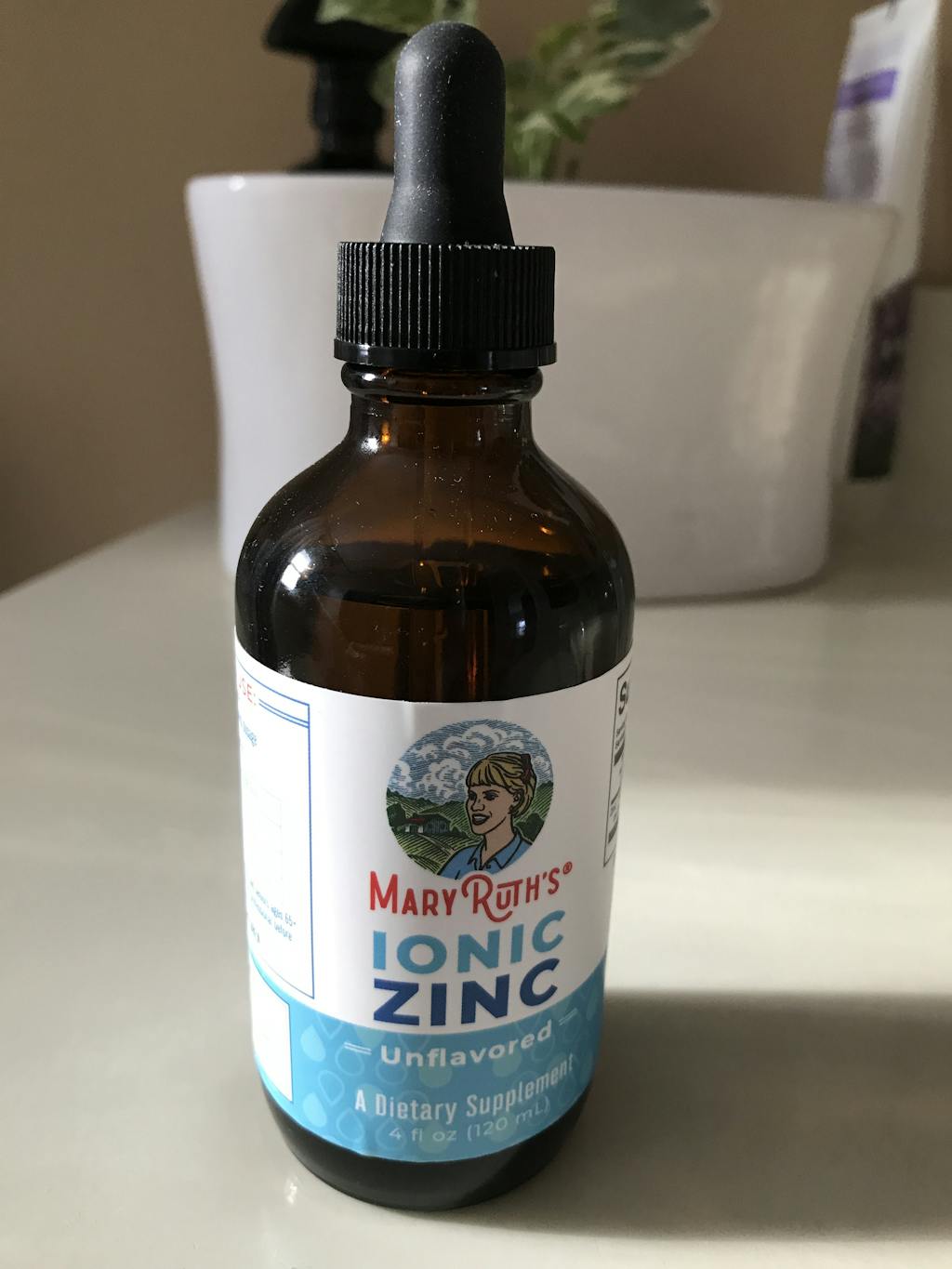Zinc Liquid Drops For Immune Support and Skin Health MaryRuth Organics