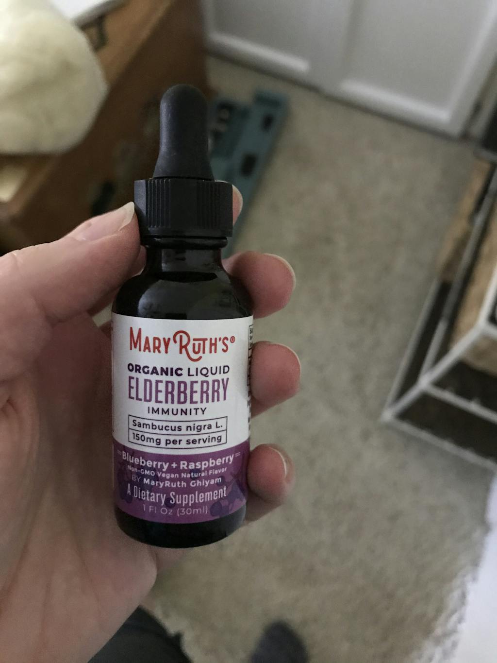 Liquid Elderberry Drops For Babies & Adults MaryRuth Organics