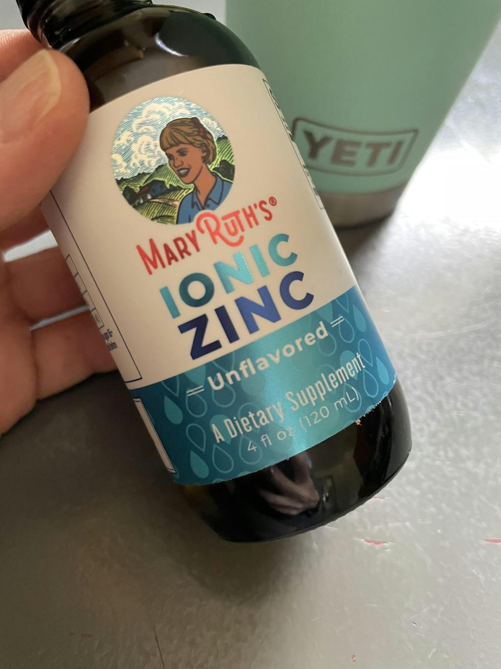Liquid Ionic Zinc Drops Supplement MaryRuth Organics