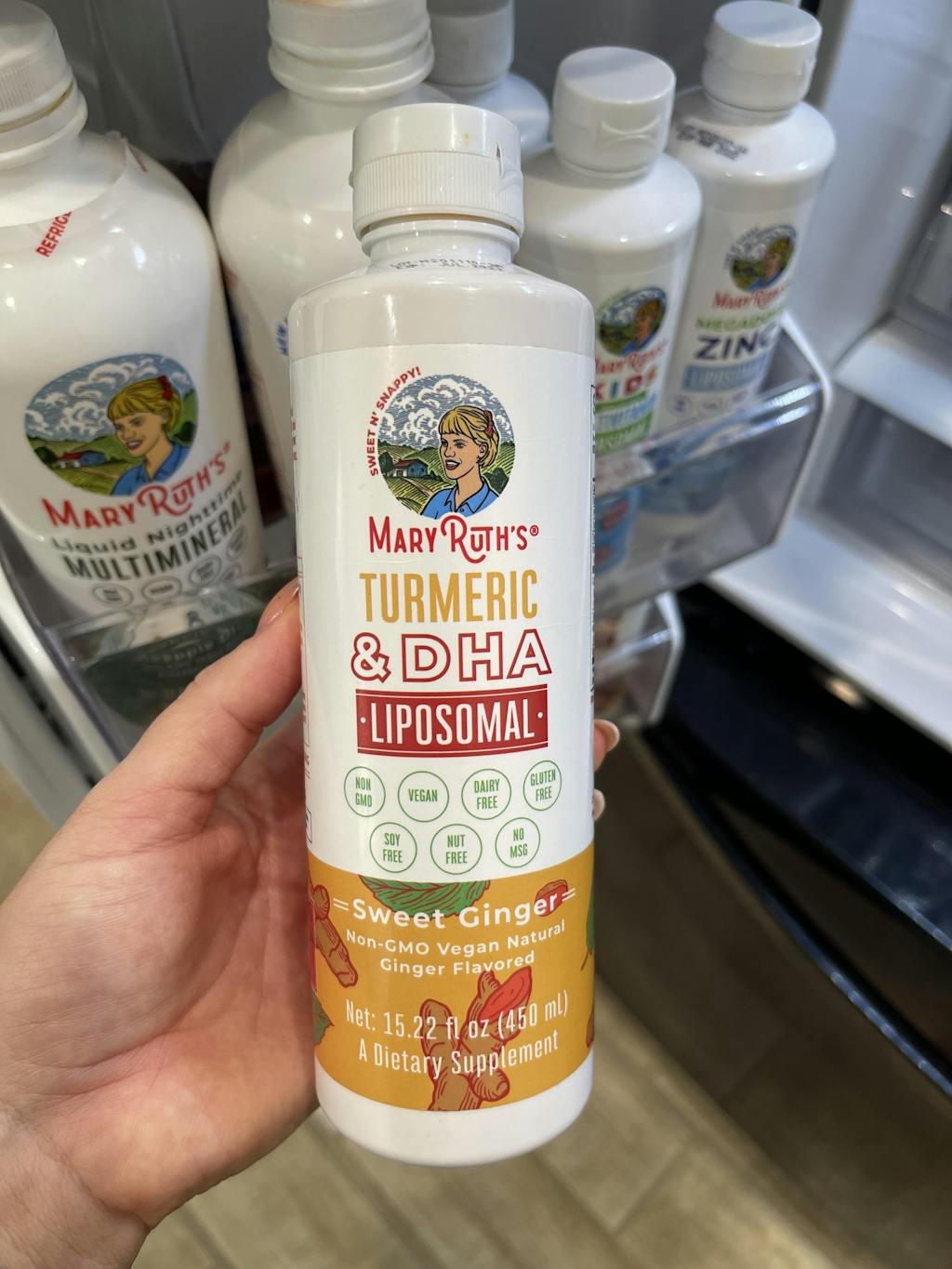 Turmeric & Omega-3 DHA Liposomal – MaryRuth Organics