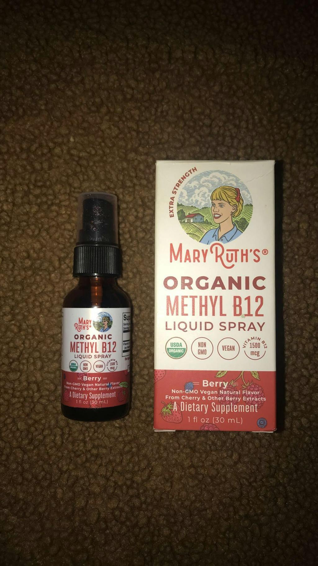 Liquid Methyl Vitamin B12 Spray MaryRuth Organics