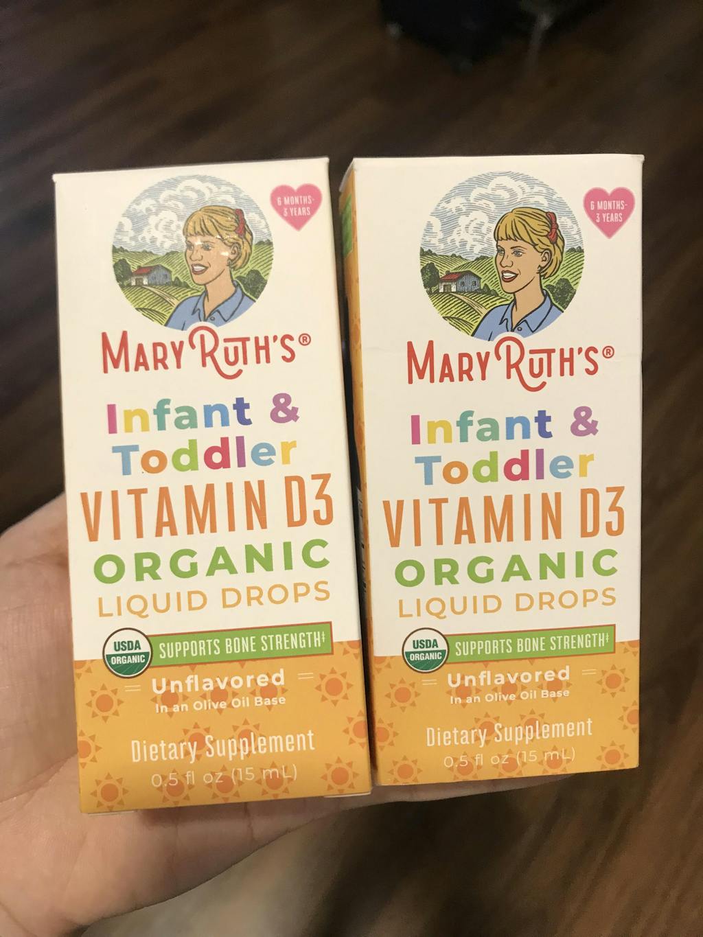 Toddler, Baby & Infant Vitamin D3 Drops MaryRuth Organics