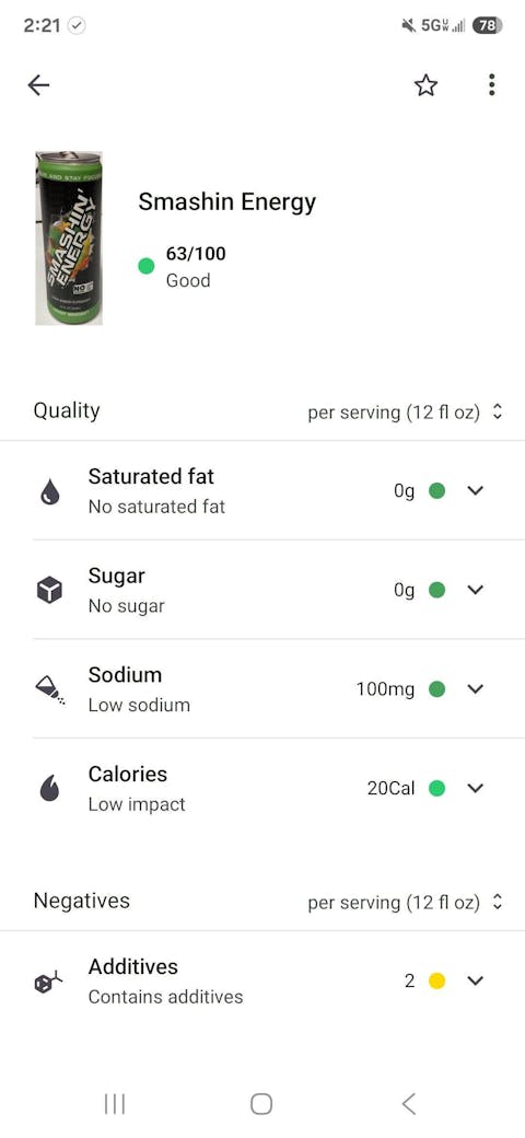 Smashin' Energy Drink