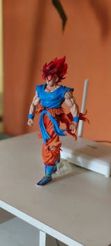 SON GOKU RED HAIR ICONIC ACTION FIGURE WITH STAND (32 CM HEIGHT) - DRAGON BALL Z