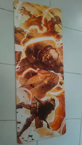 ARMORED TITAN AND COLOSSAL TITAN DESK MAT (31 X 12 INCHES) - GAMING MOUSE PAD | RUBBER BASE DESK MAT