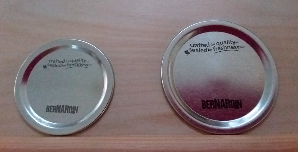 Bulk Silver Bernardin WIDE Mouth Canning Lids Mason Jar Merchant