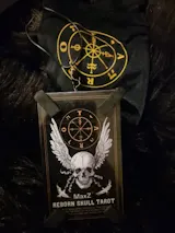2025 Premium Skull Black Tarot Deck