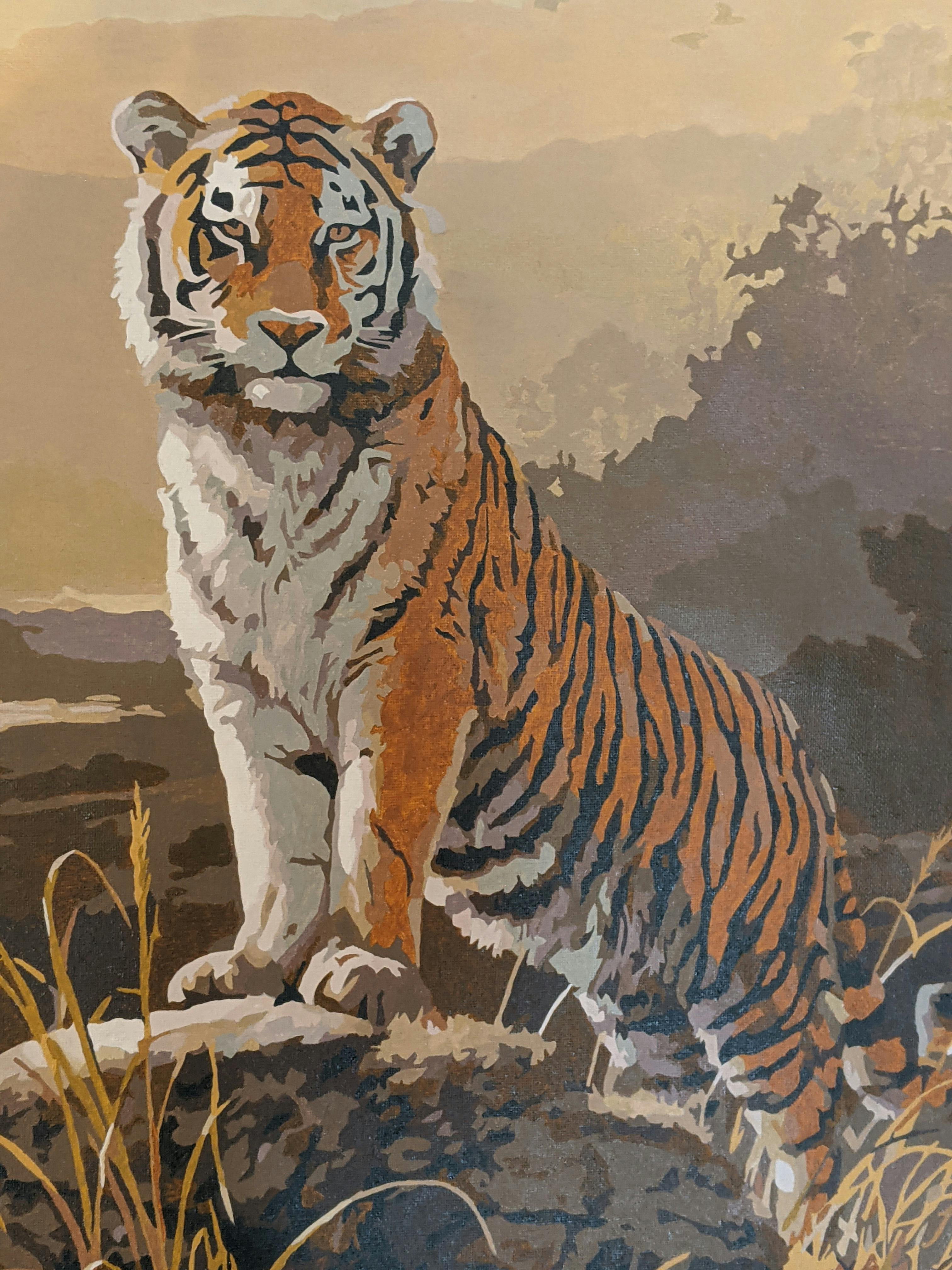 Majestic Tiger Masterpiece By Numbers