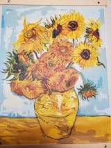 Masterpiece By Numbers, Painting On Canvas - 'Van Gogh - Sunflowers'