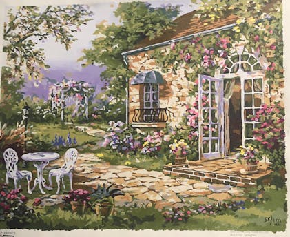 Painting By Numbers Adult Large - Spring Patio