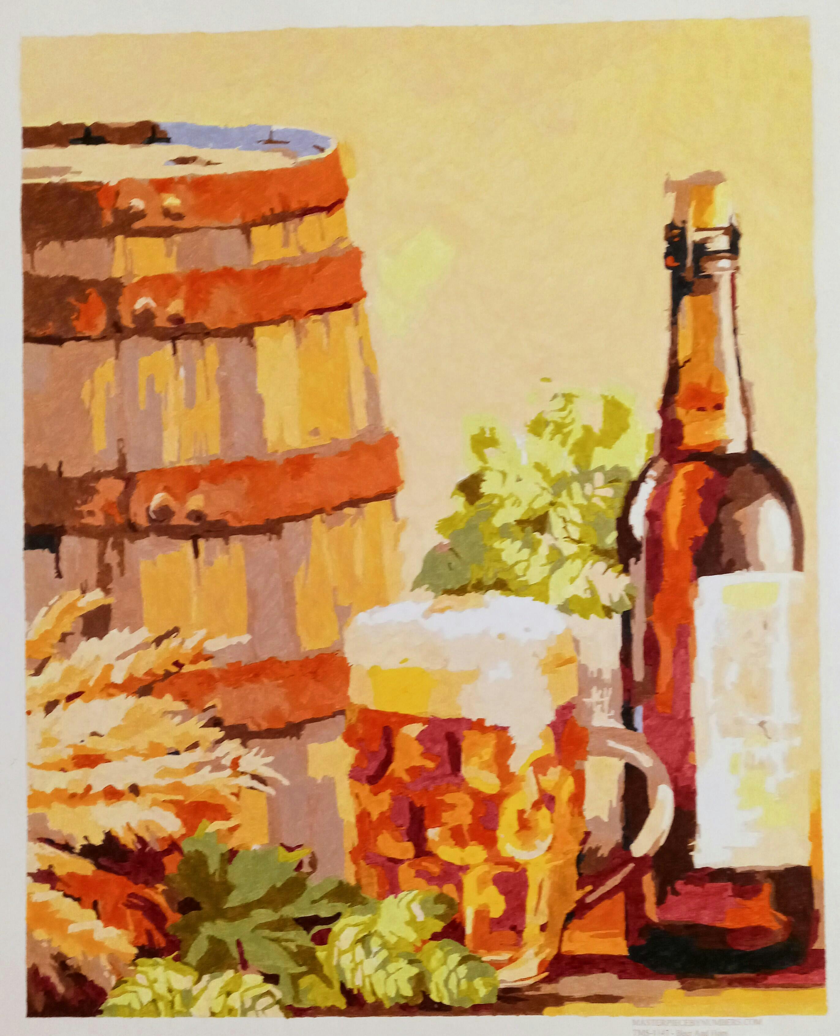 Pure Beer outlets Painting with Hops & Barley