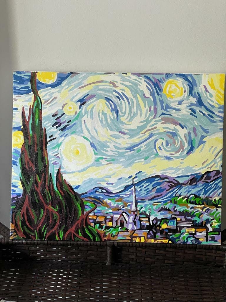 Van Gogh Starry Night - Paint By Number – Masterpiece By Numbers