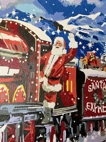 Here Comes Santa Claus – Masterpiece By Numbers