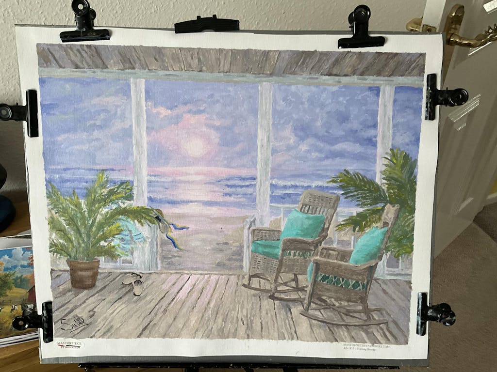 Evening Breeze Masterpiece By Numbers