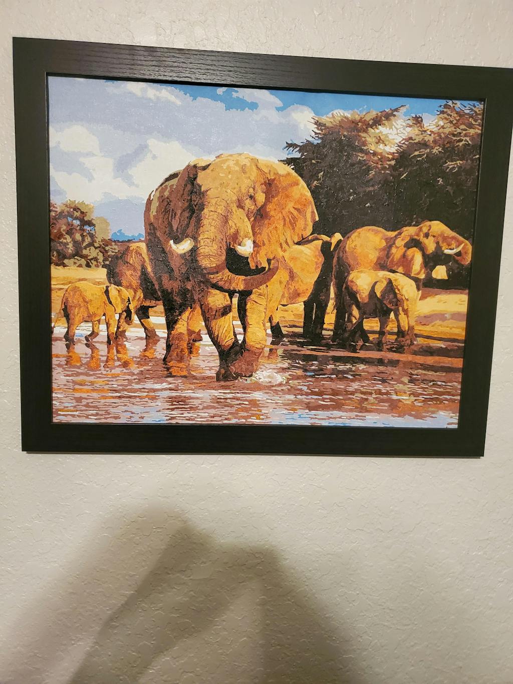 Elephant Paint By Number Kit Masterpiece By Numbers