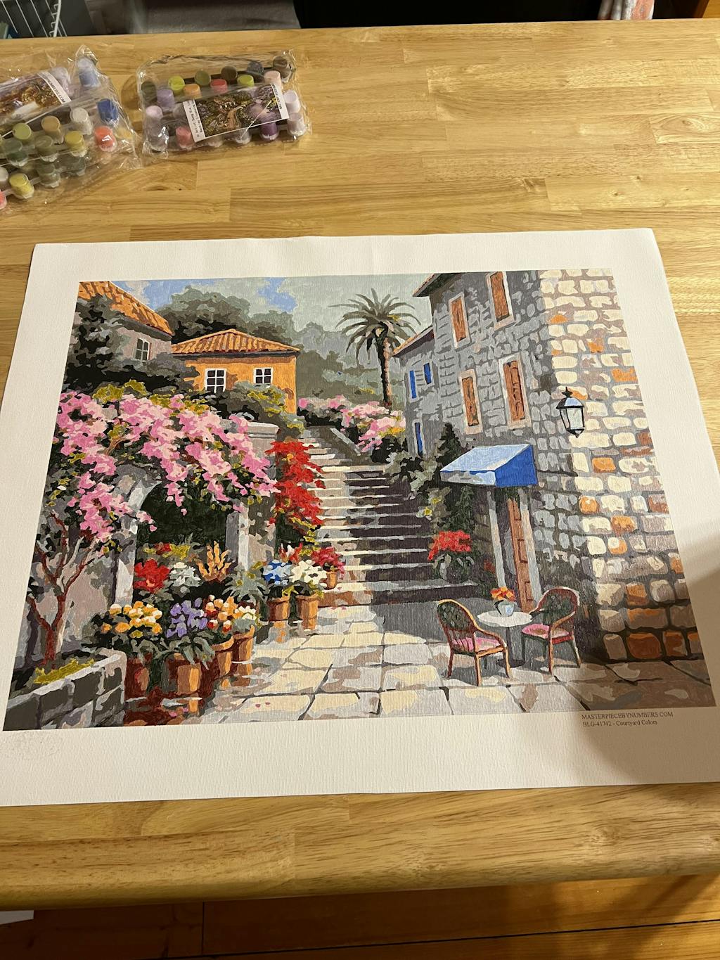 Courtyard Colors Masterpiece By Numbers