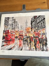 Masterpiece By Numbers, Painting On Canvas - 'London In The Rain