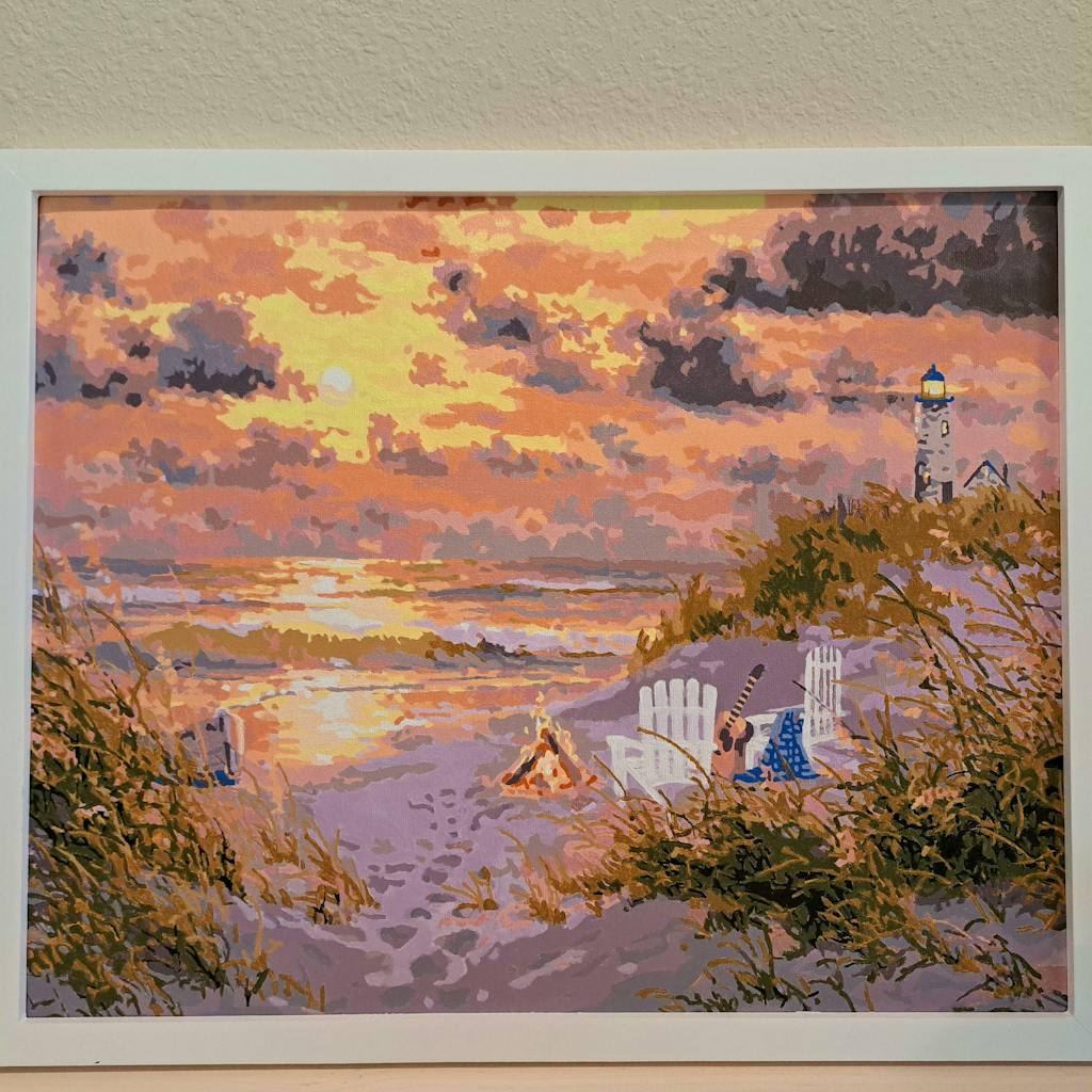 Golden Tide by Abraham Hunter Paint By Number Kit Masterpiece By