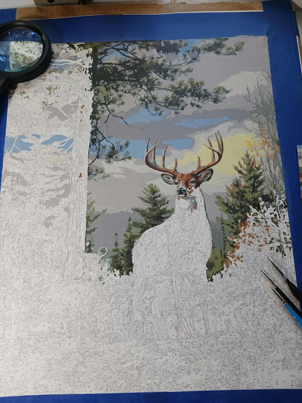 Standing Proud Paint By Number Kit Masterpiece By Numbers