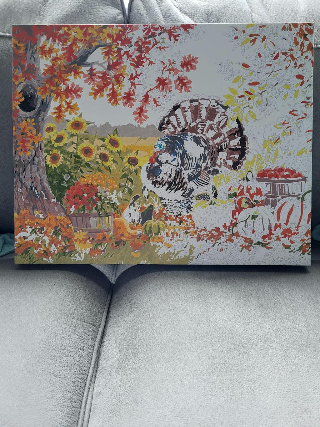 Thanksgiving Bounty by Abraham Hunter Paint By Number Kit