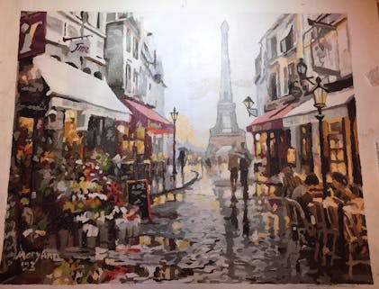 版画　PARIS  12 Paris Street Black & White Photo Print - Wall Art