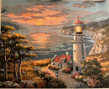 ダイヤモンドアートクラブ Lighthouse in the Night Lighthouse in the Night – Diamond Art Club