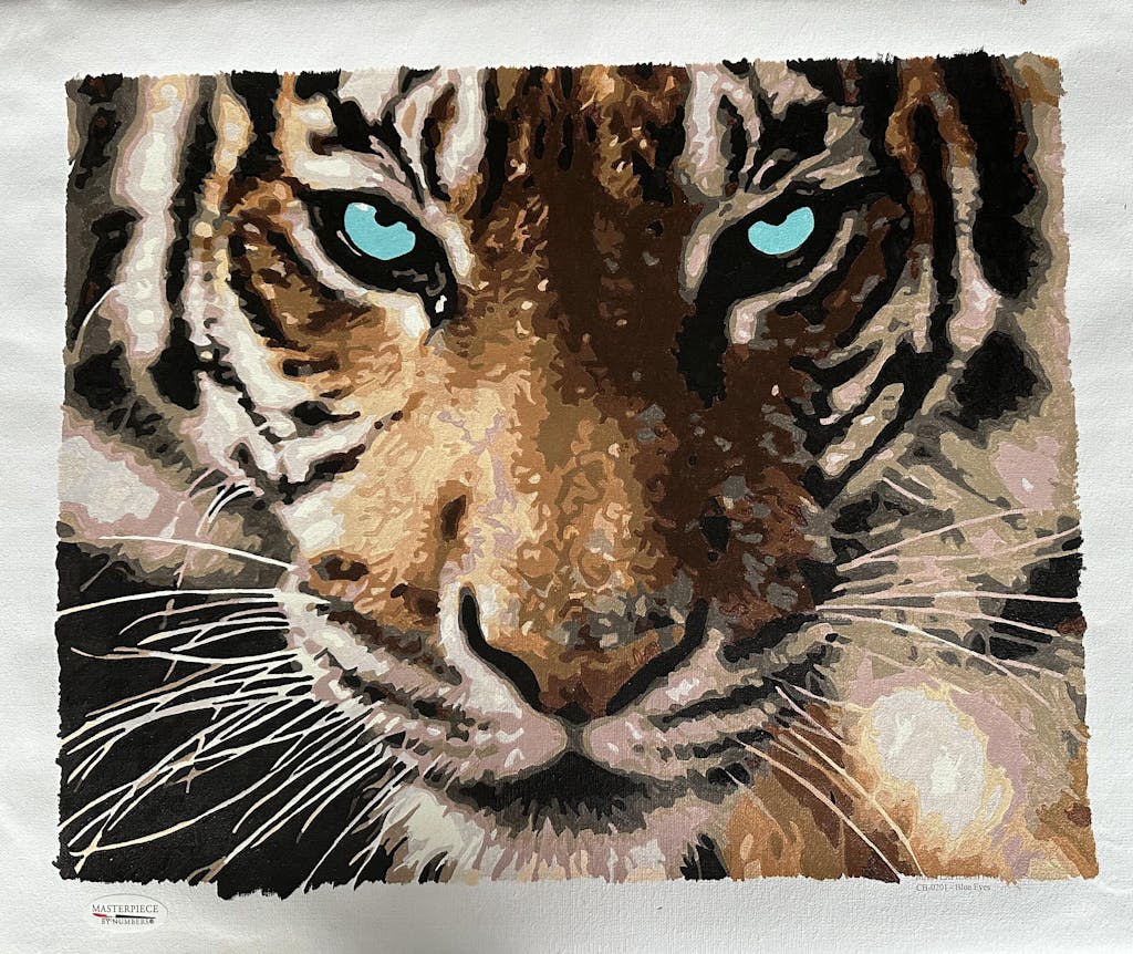 Tiger Paint By Number Kit Masterpiece By Numbers