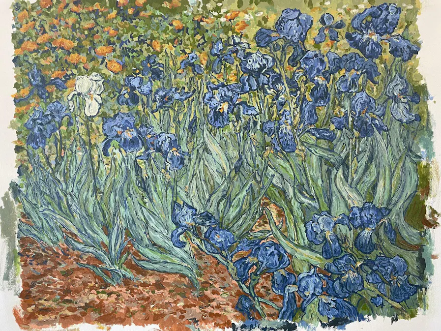 Masterpiece By Numbers, Painting On Canvas - 'Van Gogh - Sunflowers'