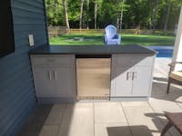 Two Door Single Drawer Base - 24" Depth