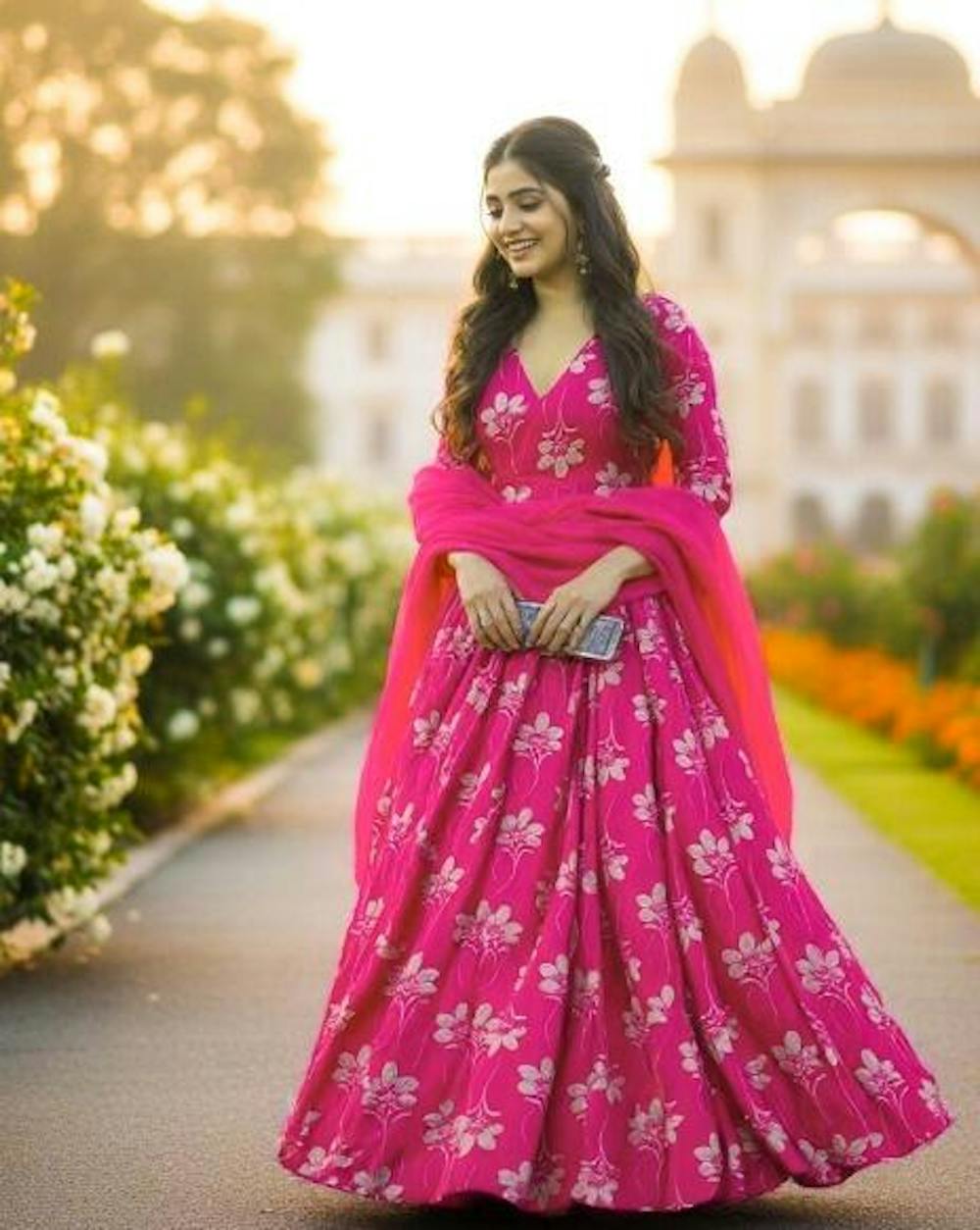 Matrut | Florista Rani Pink Gown