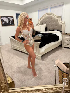 *Pre-Order* Karis Rhinestone Pearl Bodysuit